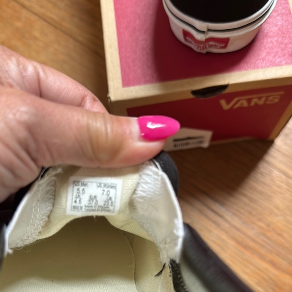 Vans Black Slip-On Sneakers - Picture 7 of 8